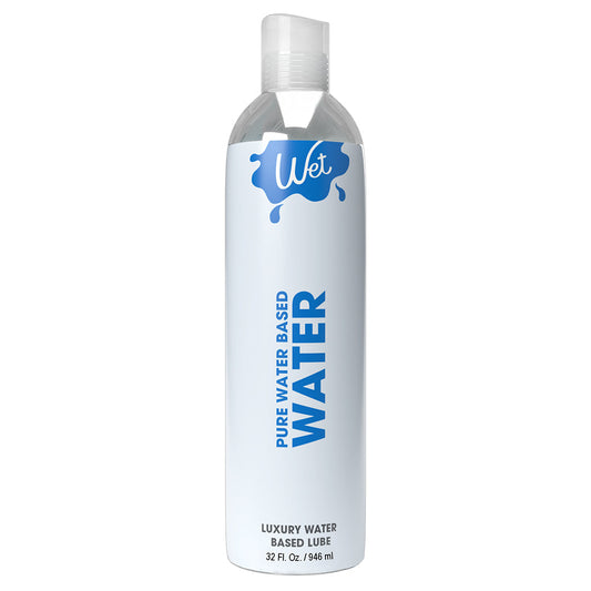 Wet Pure Water Based Lubricant - 32 oz / 946 ml
