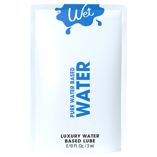 Wet Original Pure Water Based Lubricant - 0.1 oz / 3 ml