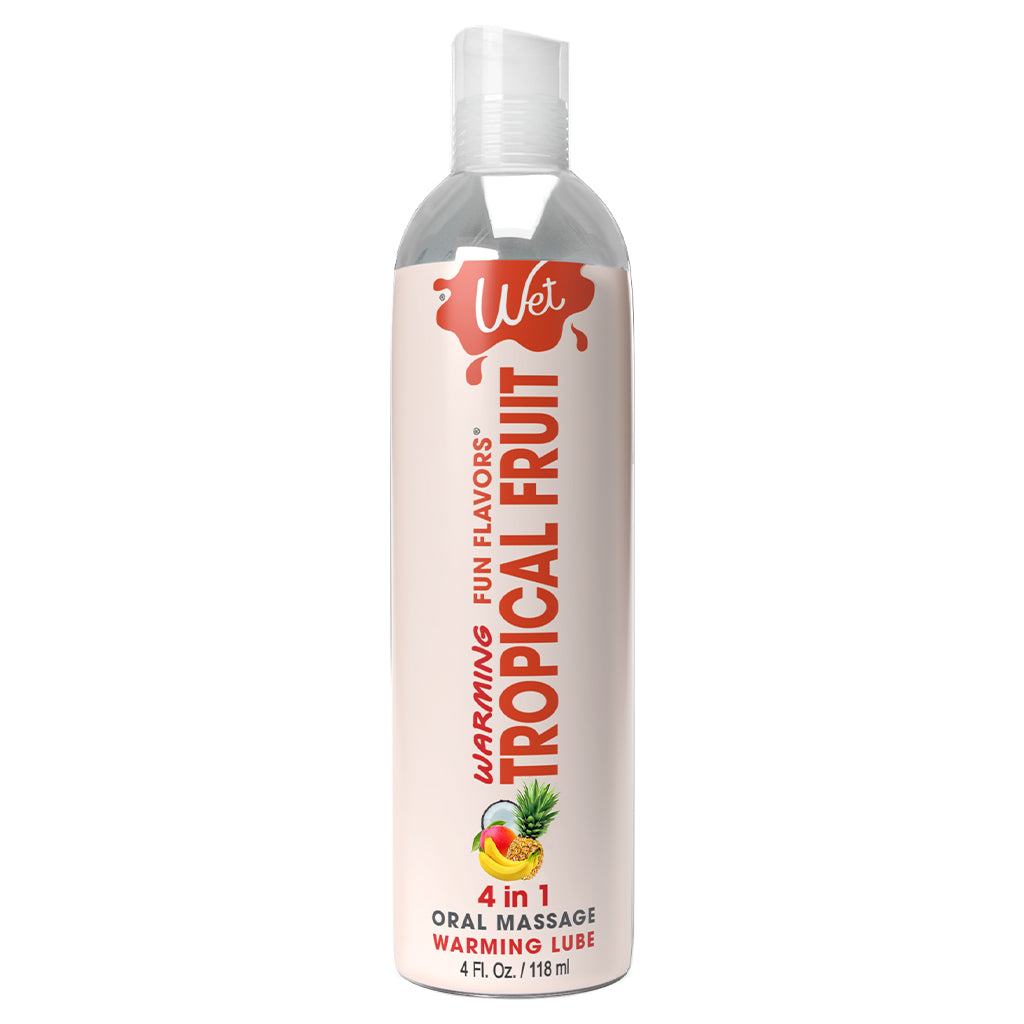 Wet Fun Flavors 4-in-1 Tropical Fruit Warming Lubricant 4 oz / 118 ml