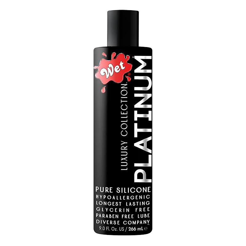 Wet Platinum Silicone Based Lube 9 oz