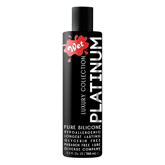Wet Platinum Silicone Based Lube 9 oz