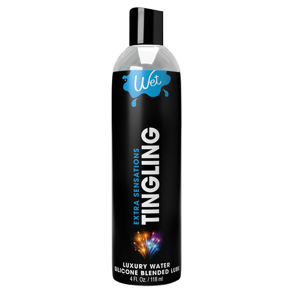 Wet Extra Sensations Tingling Lubricant - 4 oz / 118 ml