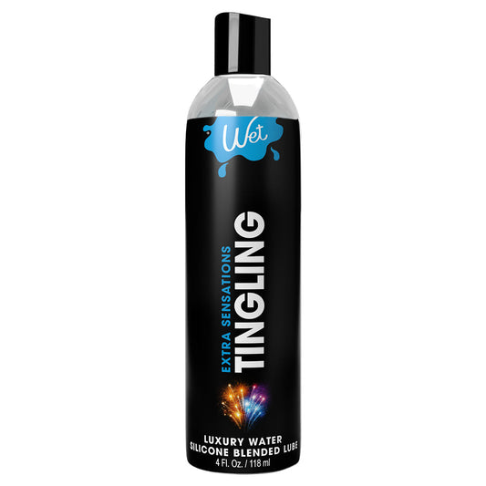 Wet Extra Sensations Tingling Lubricant - 4 oz / 118 ml
