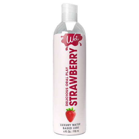 Wet Strawberry Lubricant - 4 oz / 118 ml