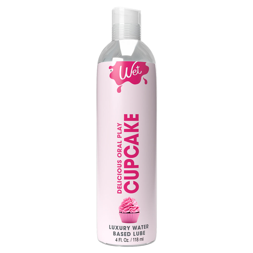 Wet Cupcake Flavored Lubricant - 4 oz / 118 ml