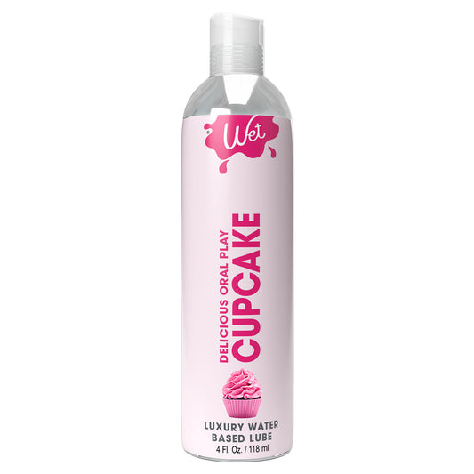 Wet Cupcake Flavored Lubricant - 4 oz / 118 ml