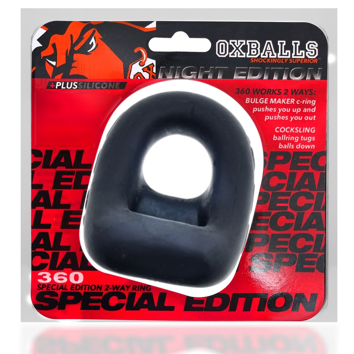 Oxballs 360 2-Way Special Edition Cock Ring  NIGHT