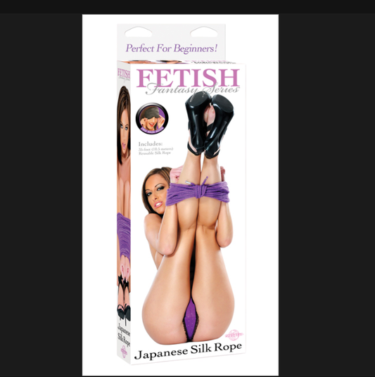 Fetish Fantasy Series Japanese Silk Rope – Purple