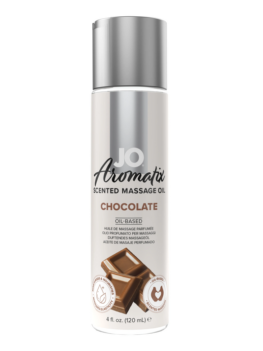 System JO Aromatix Chocolate Scented Massage Oil - 4 oz