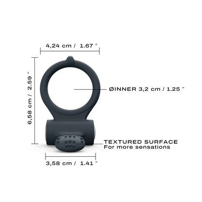 Dorcel Power Clit Cock Ring - Black