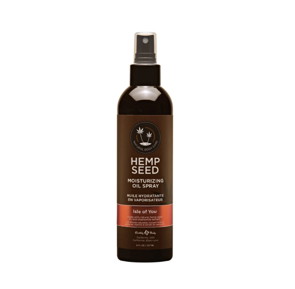 Earthly Body Hemp Seed Moisturizing Oil Spray Isle of You - 8 oz / 237 ml