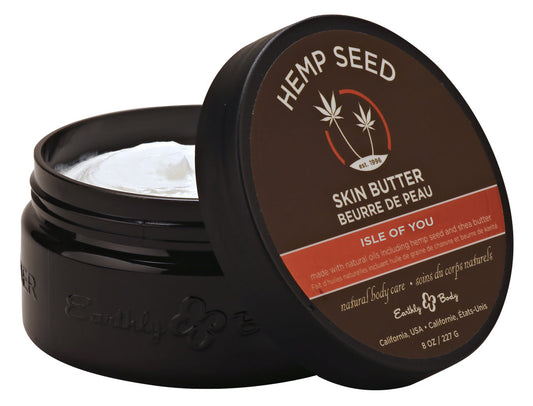 Earthly Body Hemp Seed Skin Butter Isle of You 8 oz / 227 g