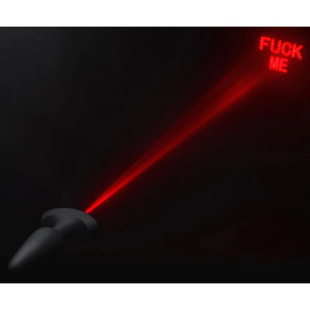 Laser Fuck Me Medium Anal Plug with Remote Control