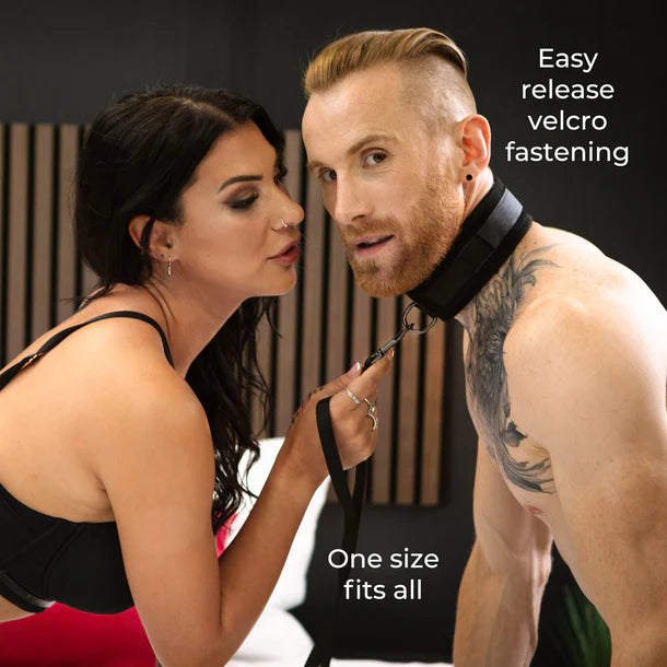 SEI MIO Take the Lead Padded Neck Collar and Leash