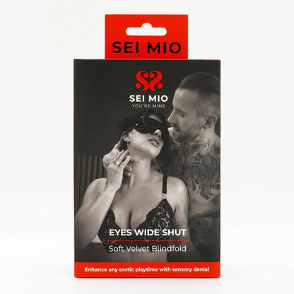 SEI MIO Eyes Wide Shut Velvet Blindfold