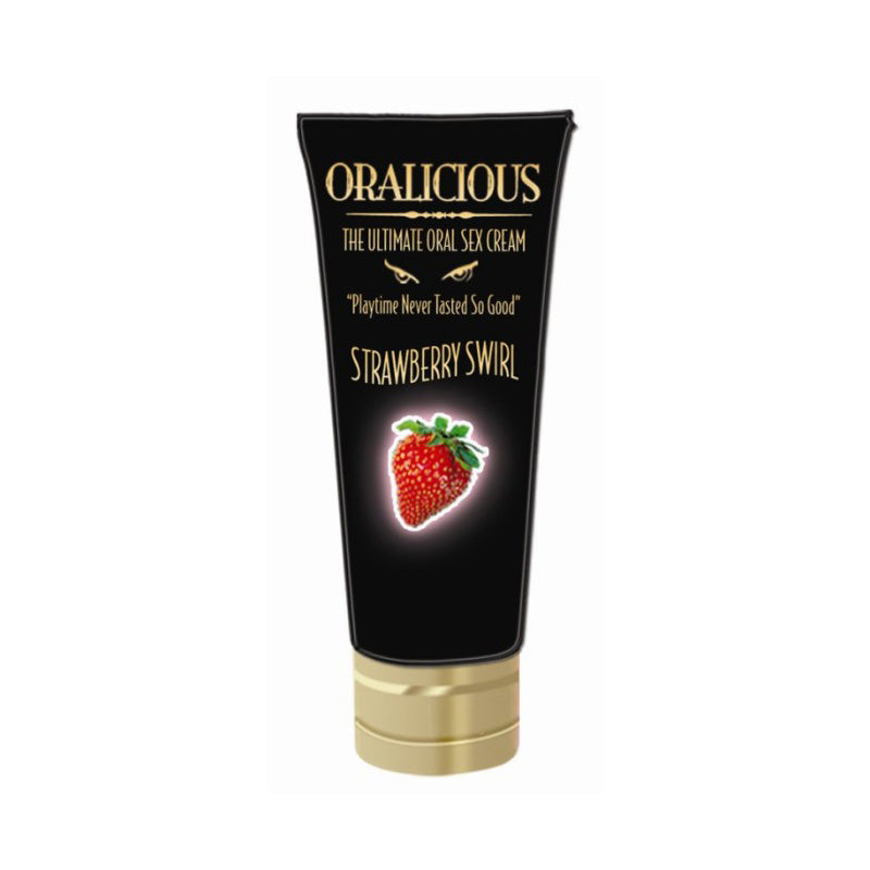 Hott Oralicious Sex Cream Strawberry 2 oz