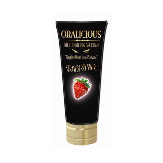Hott Oralicious Sex Cream Strawberry 2 oz