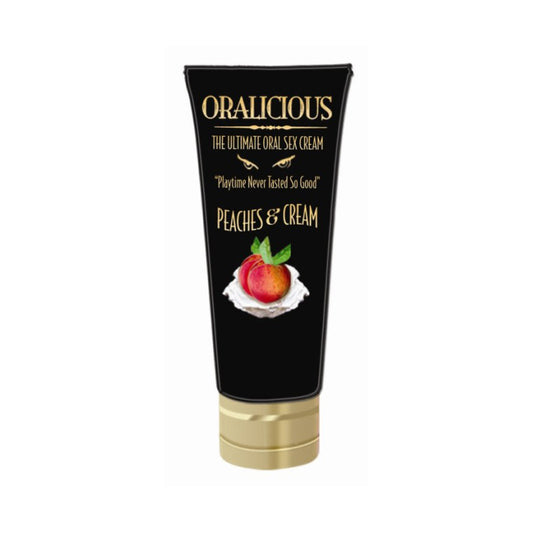 Hott Oralicious Sex Cream Peaches & Cream 2 oz