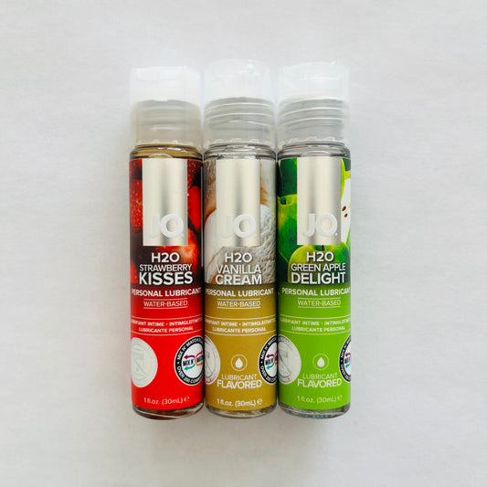 3 Bottles JO H2O Water Based Flavored Lubricant 3*1 oz