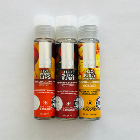 3 Bottles JO H2O Water Based Flavored Lubricant 3*1 oz