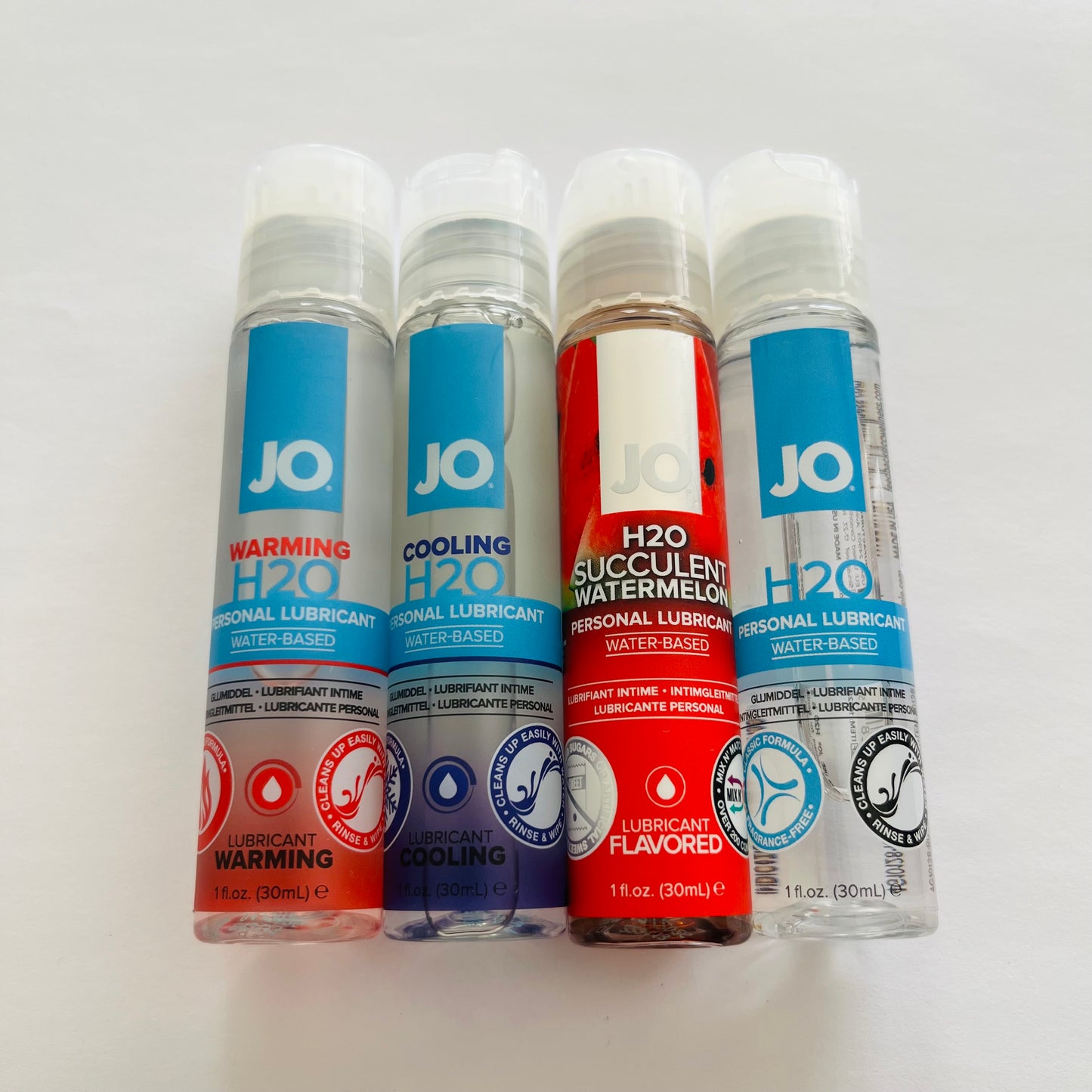4 Bottles JO H2O Water Based Lubricant 4*1 oz