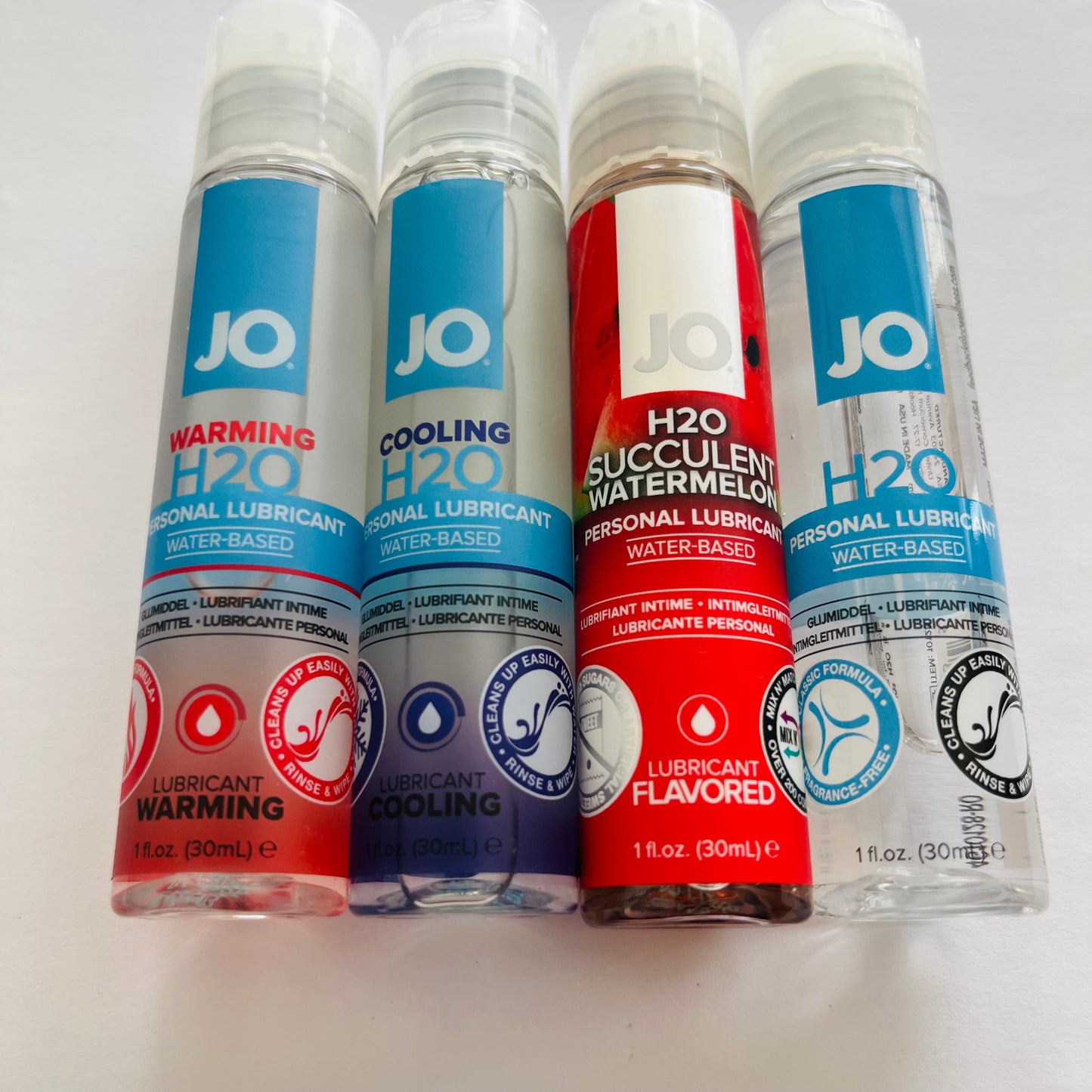 4 Bottles JO H2O Water Based Lubricant 4*1 oz