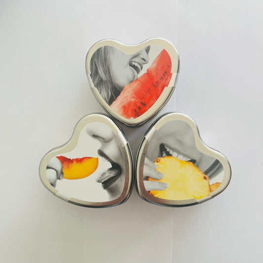 3pc Earthly Body Edible Massage Candle