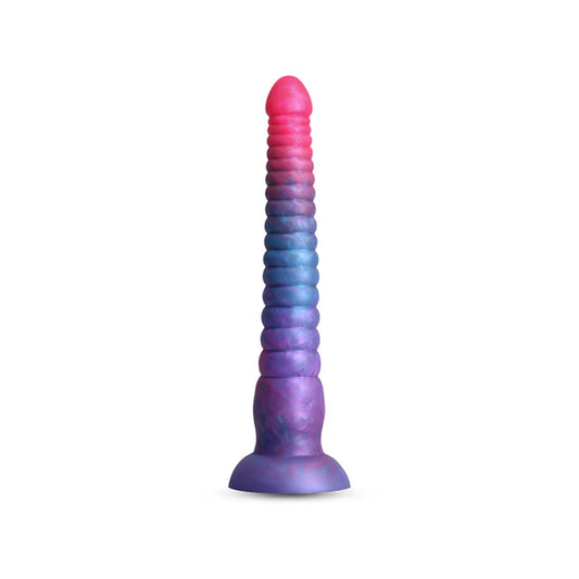 Colours Stacked Dildo 9" - Pink/Blue