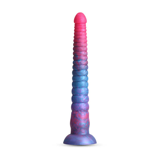 Colours Stacked Dildo 12" - Pink/Blue