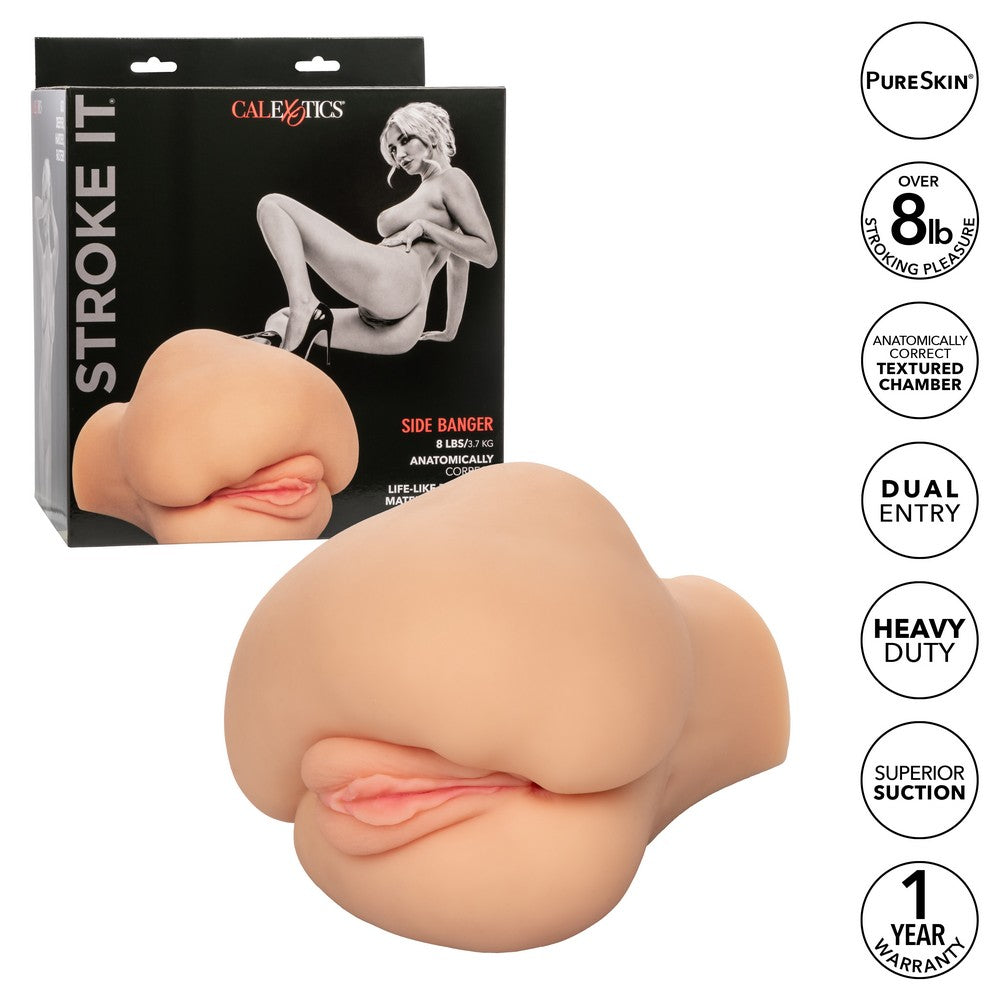 CalExotics Stroke It Side Banger Ivory 8 lbs