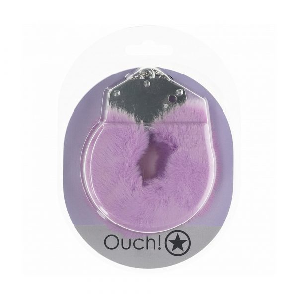 Shots Heavy-Duty Fluffy Cuffs Lavander