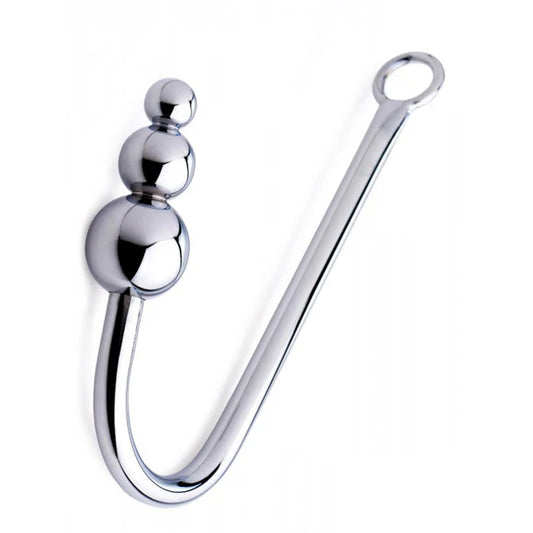 Beaded Metal Anal Hook Meat Hook