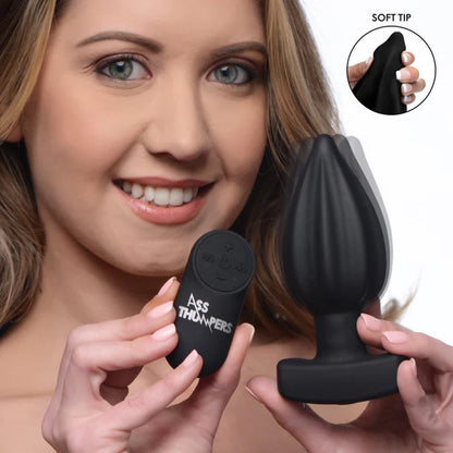 Ass Thumpers The Assterisk 10X Ribbed Vibrating Plug
