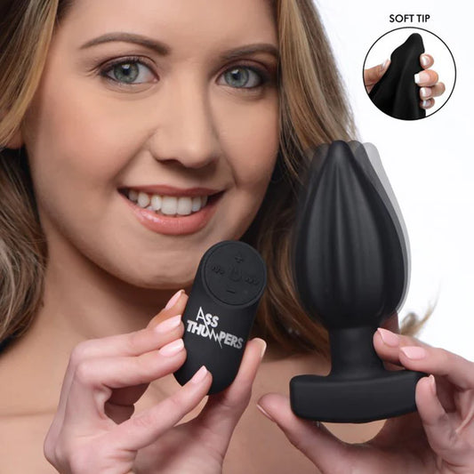 Ass Thumpers The Assterisk 10X Ribbed Vibrating Plug