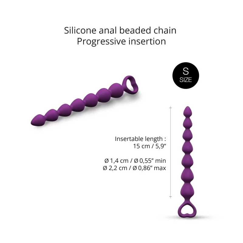 Love To Love Bing Bang Anal Plug - Small - Purple Rain
