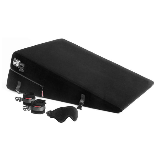 Liberator Black Label Ramp Male Packagaing With Cuffs - Black