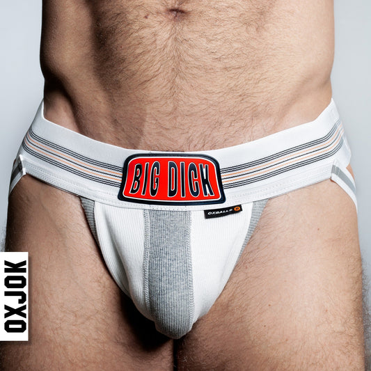 OXBALLS  BULGER  The Big Pouch Jock -  White Snow - Medium