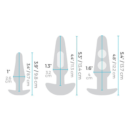 b-Vibe Anal Training Kit & Education Set - Blue