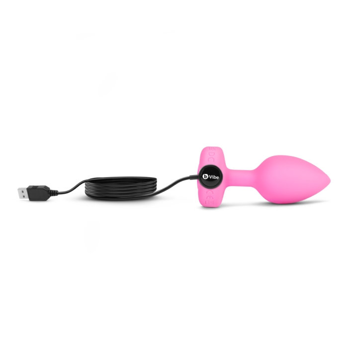 b-Vibe Vibrating Heart Remote Control Plug - S/M