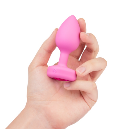 b-Vibe Vibrating Heart Remote Control Plug - S/M