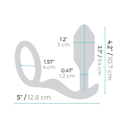 b-Vibe Vibrating Snug & Tug - Black