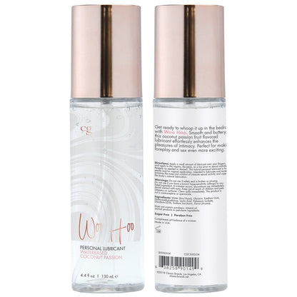 CG WOO HOO Water based Personal Lubricant - Coconut Passion 4.4oz | 130mL