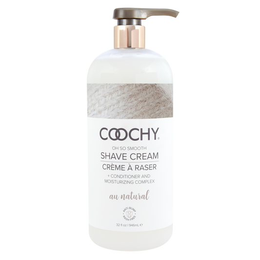 Coochy Shave Cream Au Natural - 32oz / 946mL