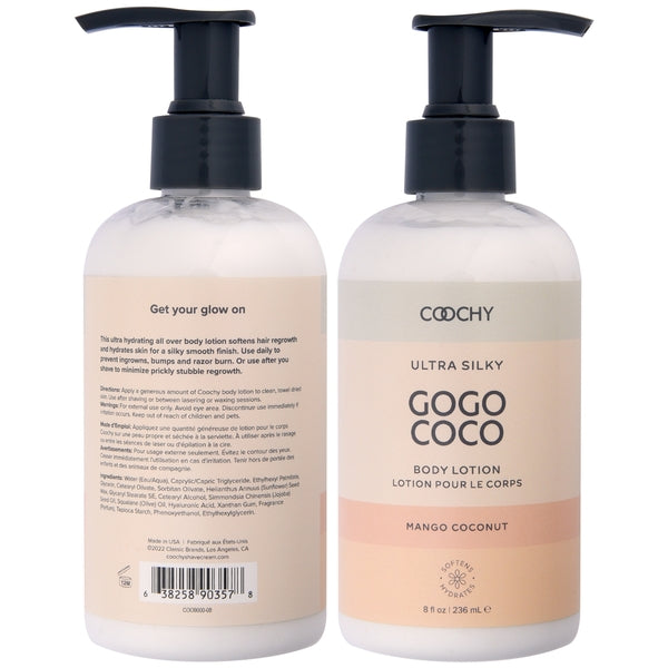 Coochy Ultra Silky Body Lotion Mango Coconut - 8oz / 136mL
