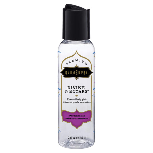 Kama Sutra Divine Nectars Flavored Body Glide Raspberry Kiss 2 oz