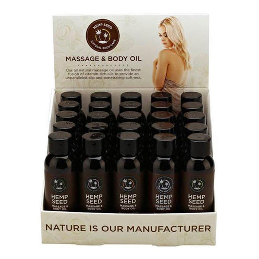HEMP SEED Massage Body Oil 25pc