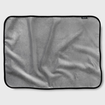 Liberator Fascinator Throw Mini - Grey Microvelvet