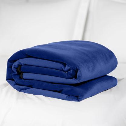 Liberator Fascinator Throw Royal - Blue Microvelvet - Regular Size