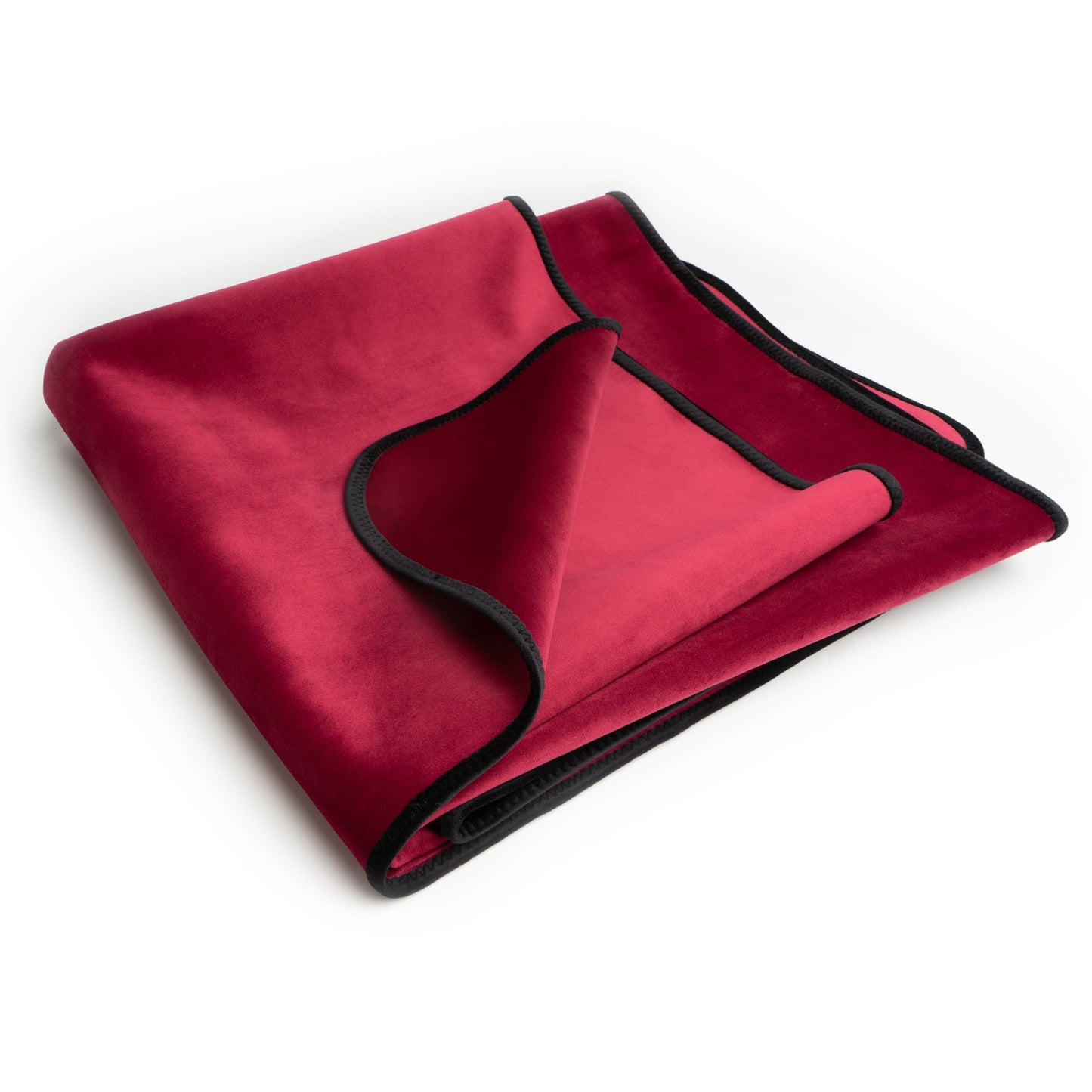 Liberator Fascinator Throw - Merlot Microvelvet - Travel Size