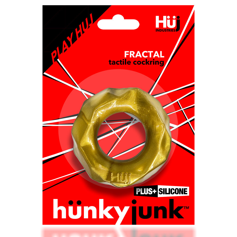 Hunkyjunk Fractal Tactile Cockring Bronze